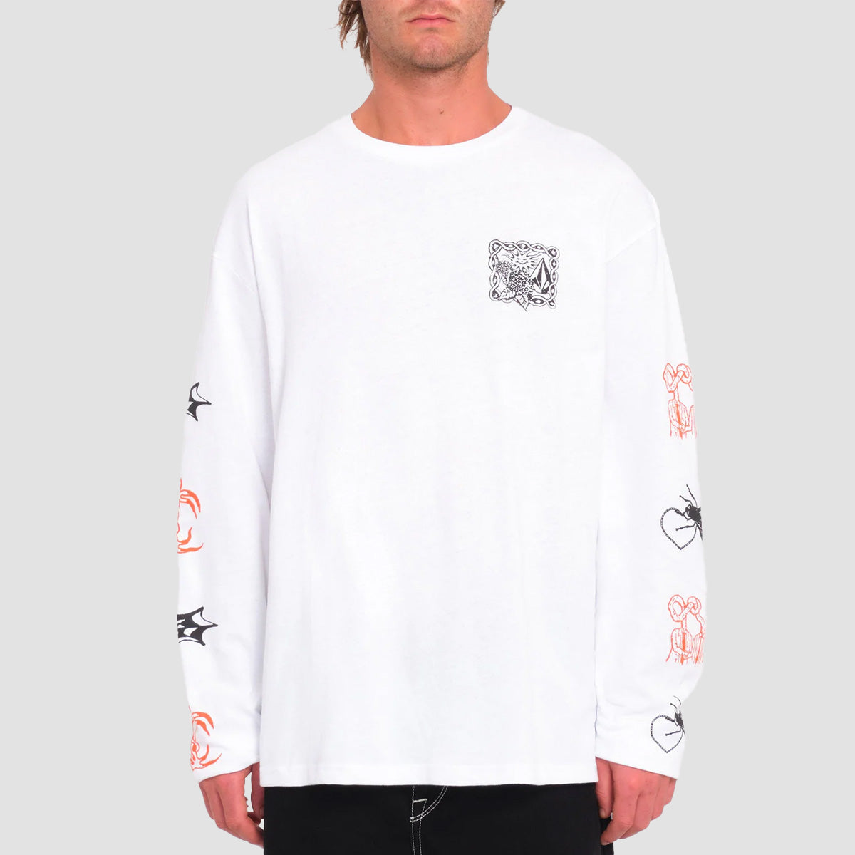 Volcom FA Keutchi Longsleeve T-Shirt White