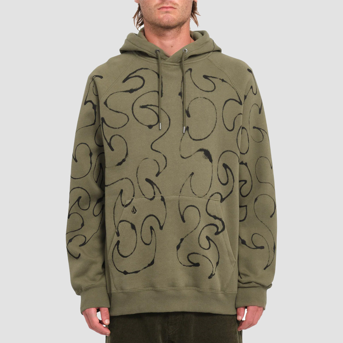 Volcom FA Zephyr Pullover Hoodie Wintermoss