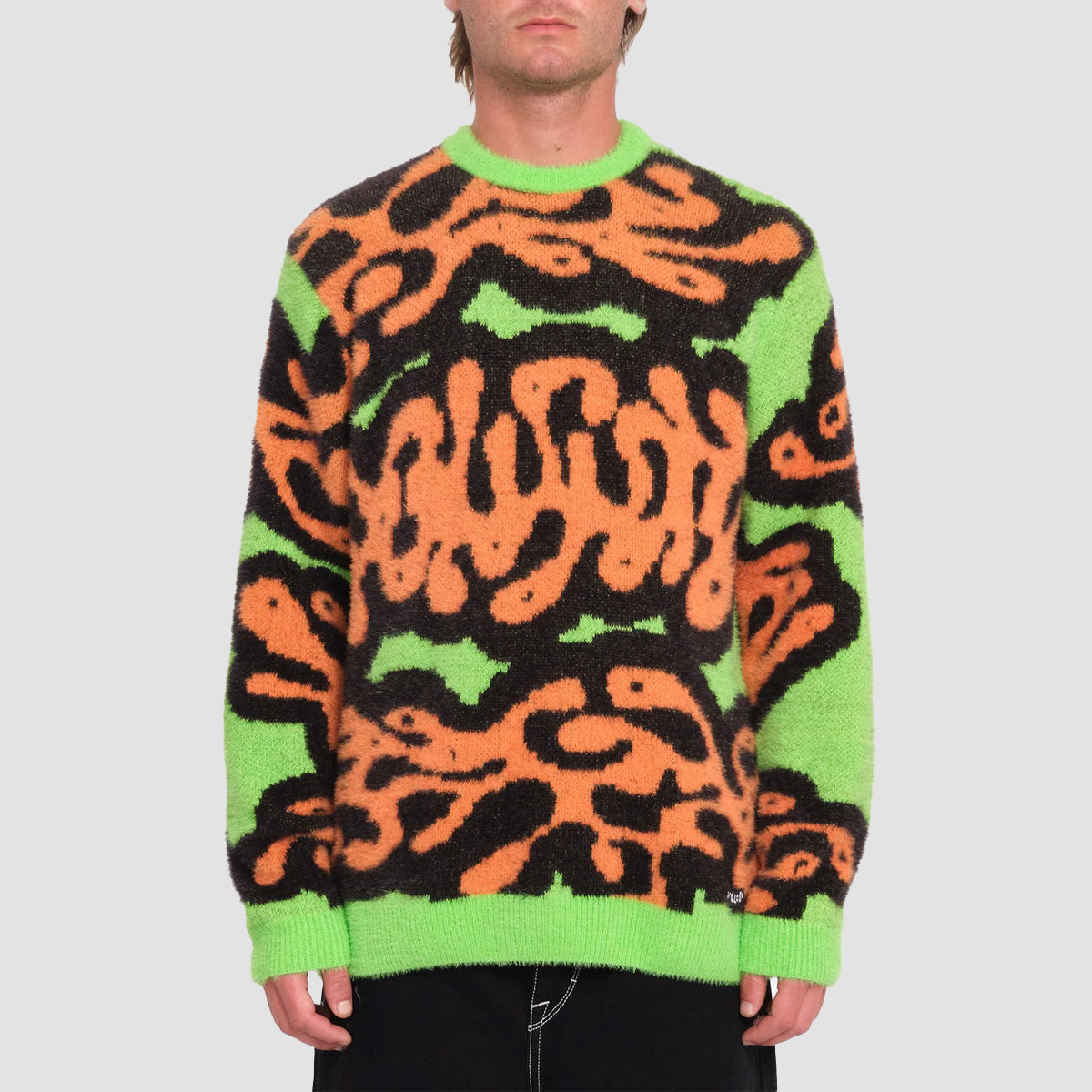 Volcom FA Zephyr Sweatshirt Electric Green