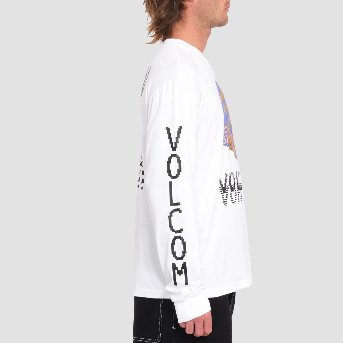 Volcom Fergadelic Longsleeve T-Shirt White