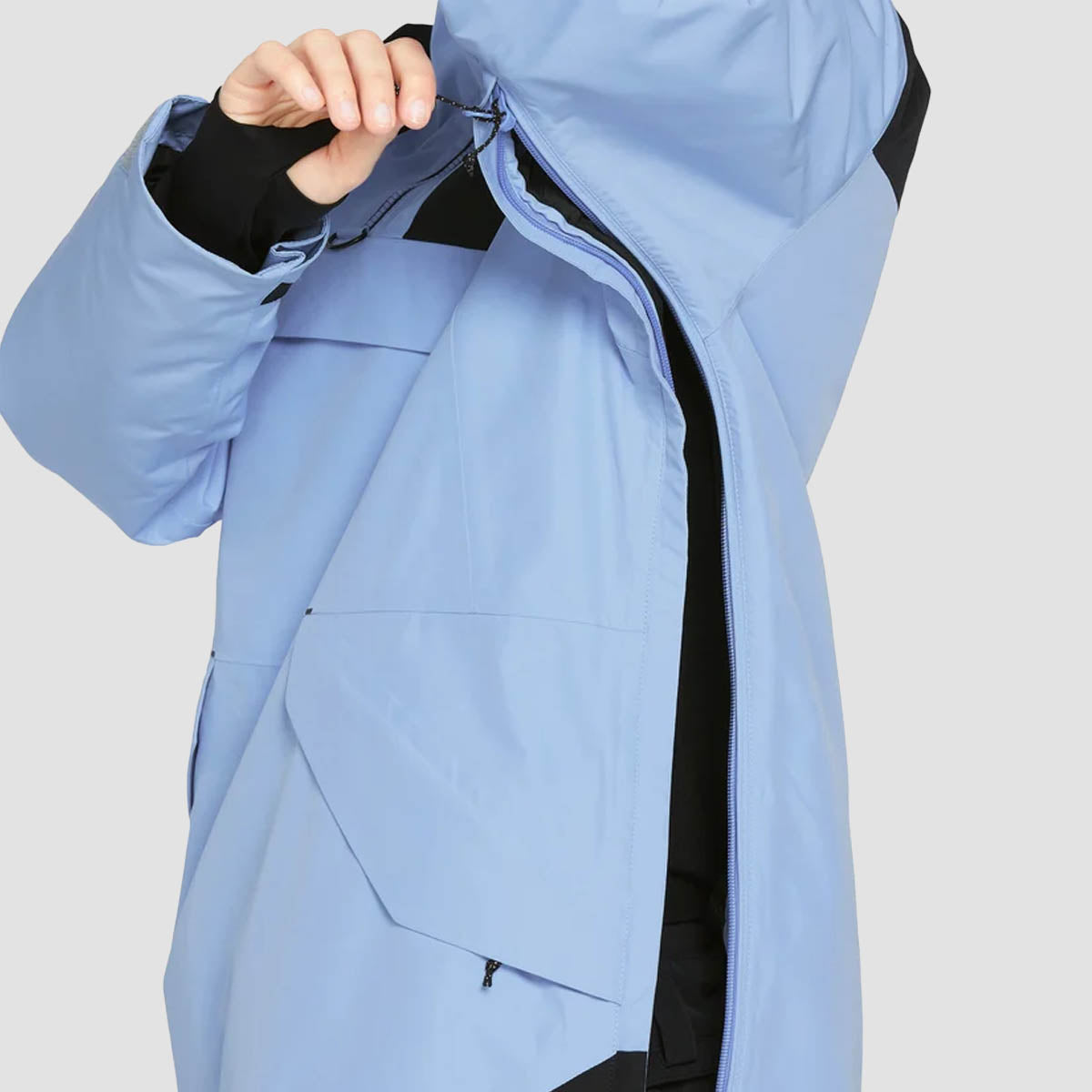 Volcom Fern Ins Gore-Tex Pullover Snow Jacket Crystal Blue - Womens