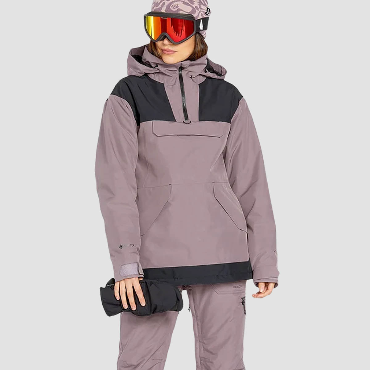 Volcom Fern Ins Gore-Tex Pullover Snow Jacket Dusty Lavender - Womens