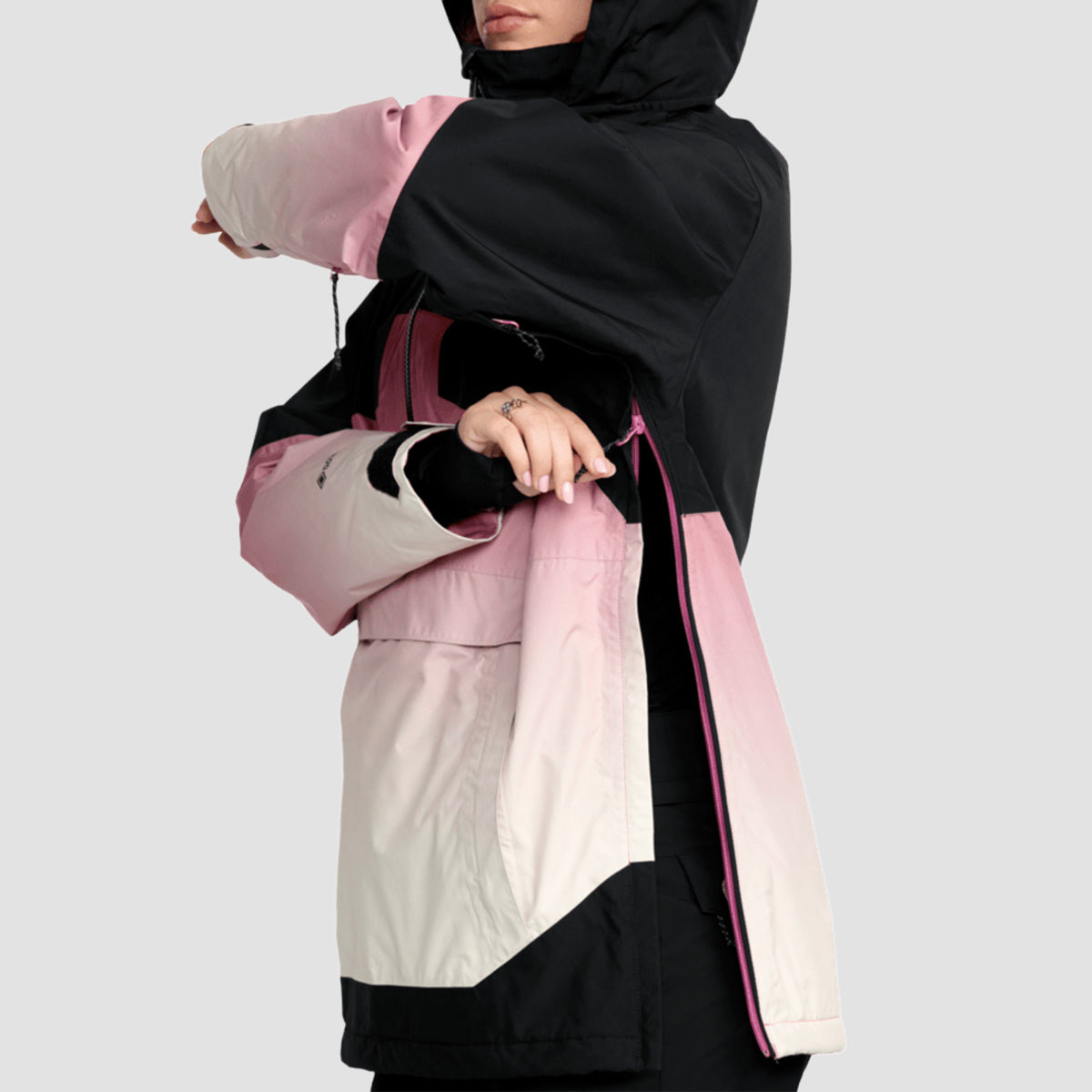 Volcom Fern Ins Gore-Tex Pullover Snow Jacket Mesa Rose - Womens