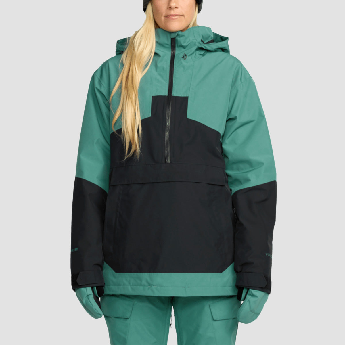 Volcom Fern Ins Gore-Tex Pullover Snow Jacket Spruce Green - Womens