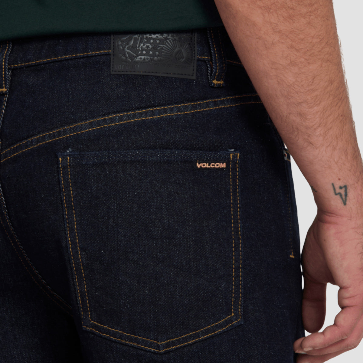 Volcom Fivedown Relaxed Fit Jeans Raw