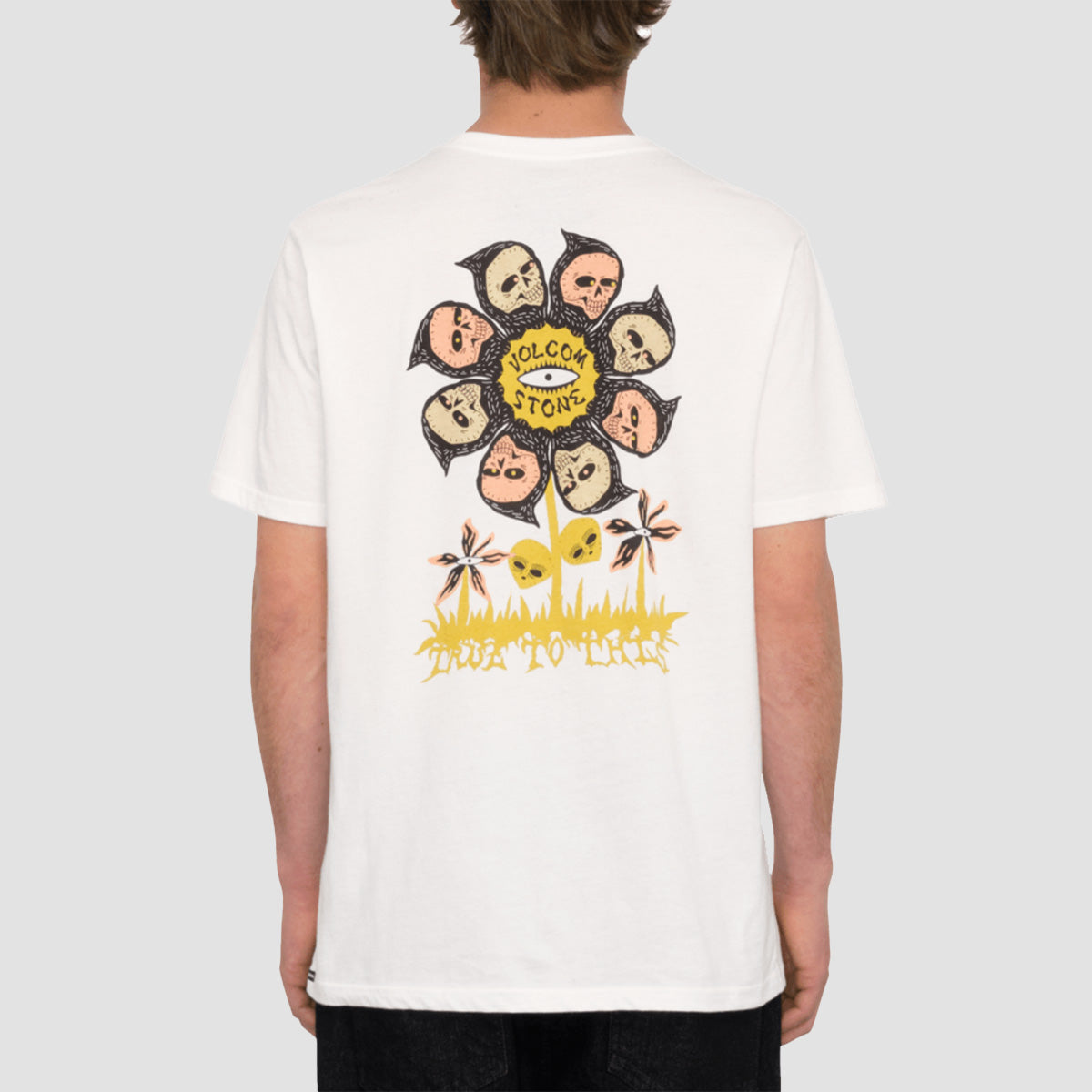 Volcom Flower Budz FTY T-Shirt Off White