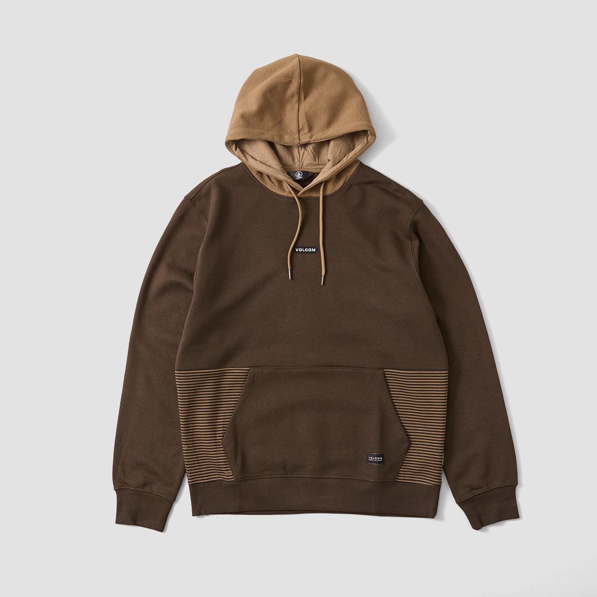 Volcom Foley Pullover Hoodie Dark Chocolate