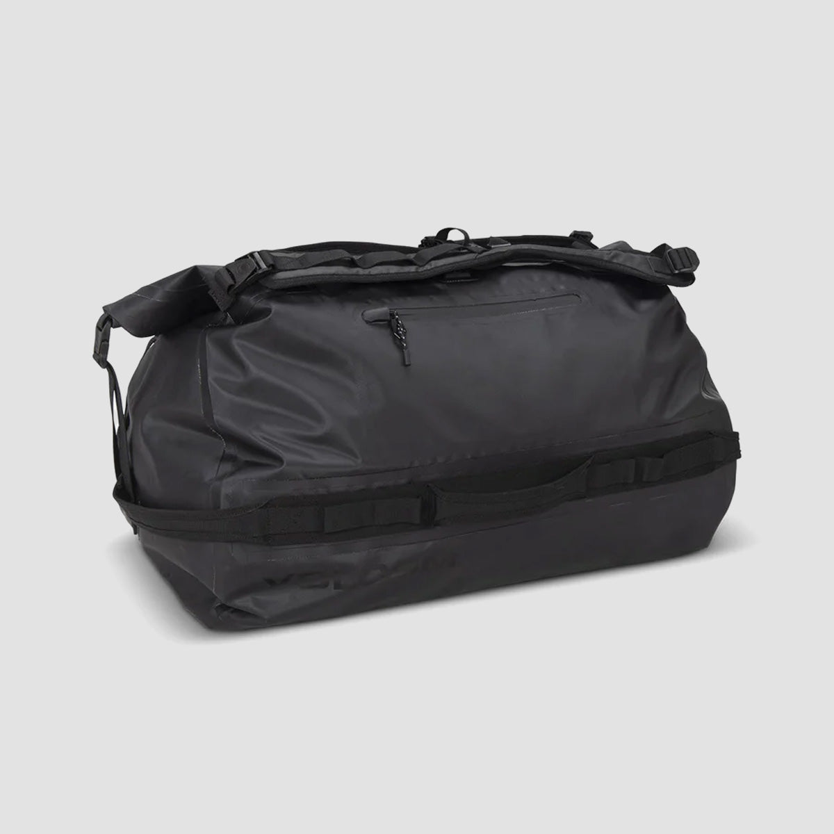 Volcom Frequency 68.7L Roll-Top Duffel Bag Black