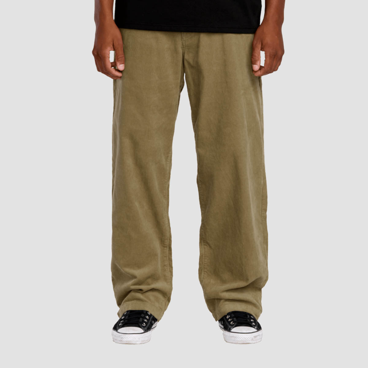 Volcom Frickin Loose Tapered Cord Pants Khaki