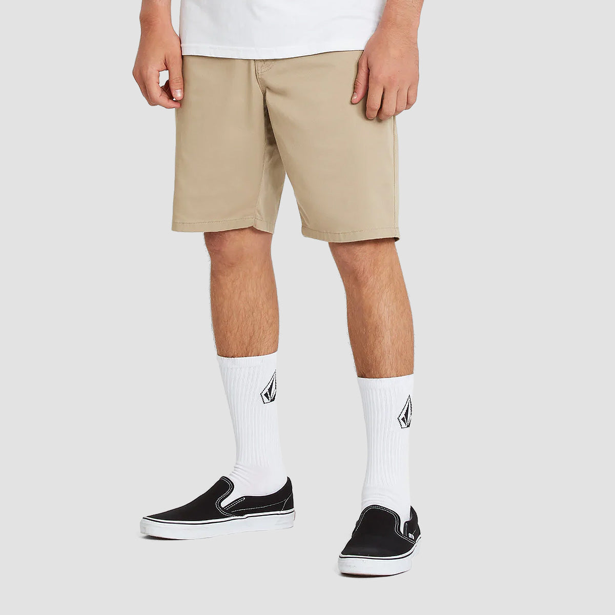 Volcom Frickin Modern Stretch 19" Shorts Khaki