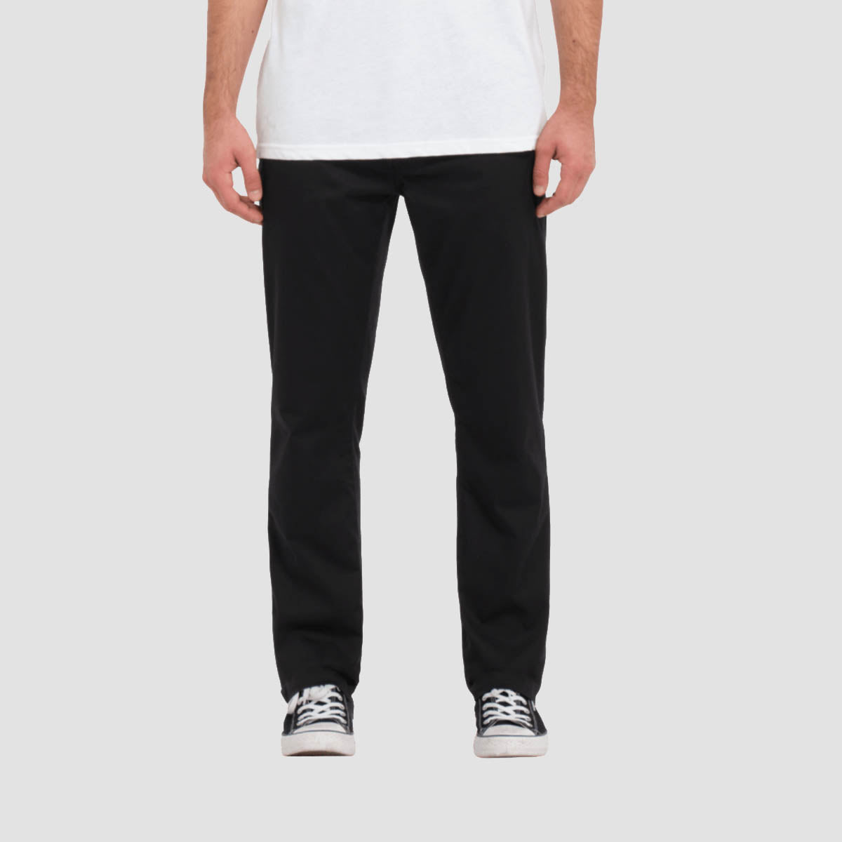 Volcom Frickin Slim Stretch Chino Pants Black