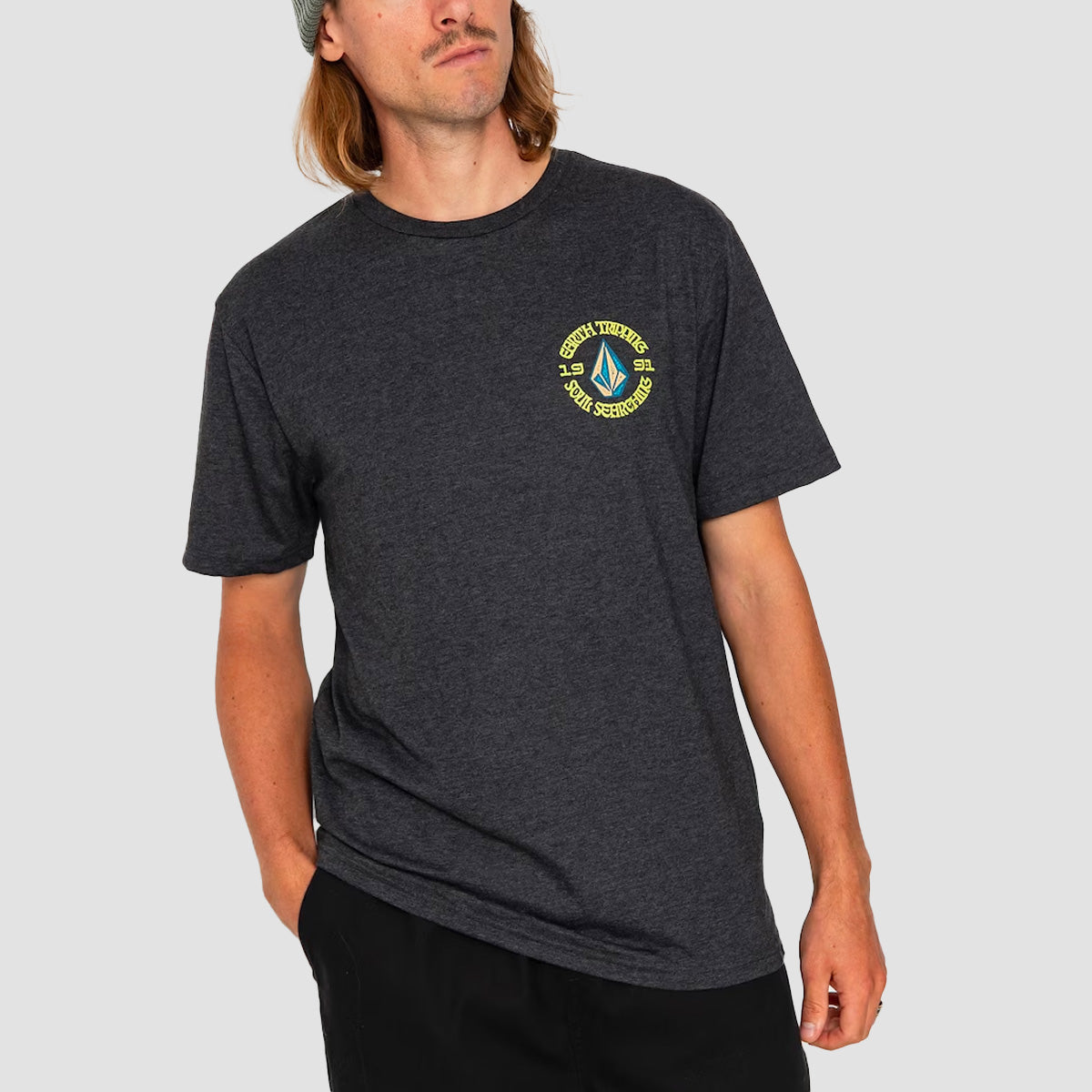 Volcom Fried T-Shirt Heather Black