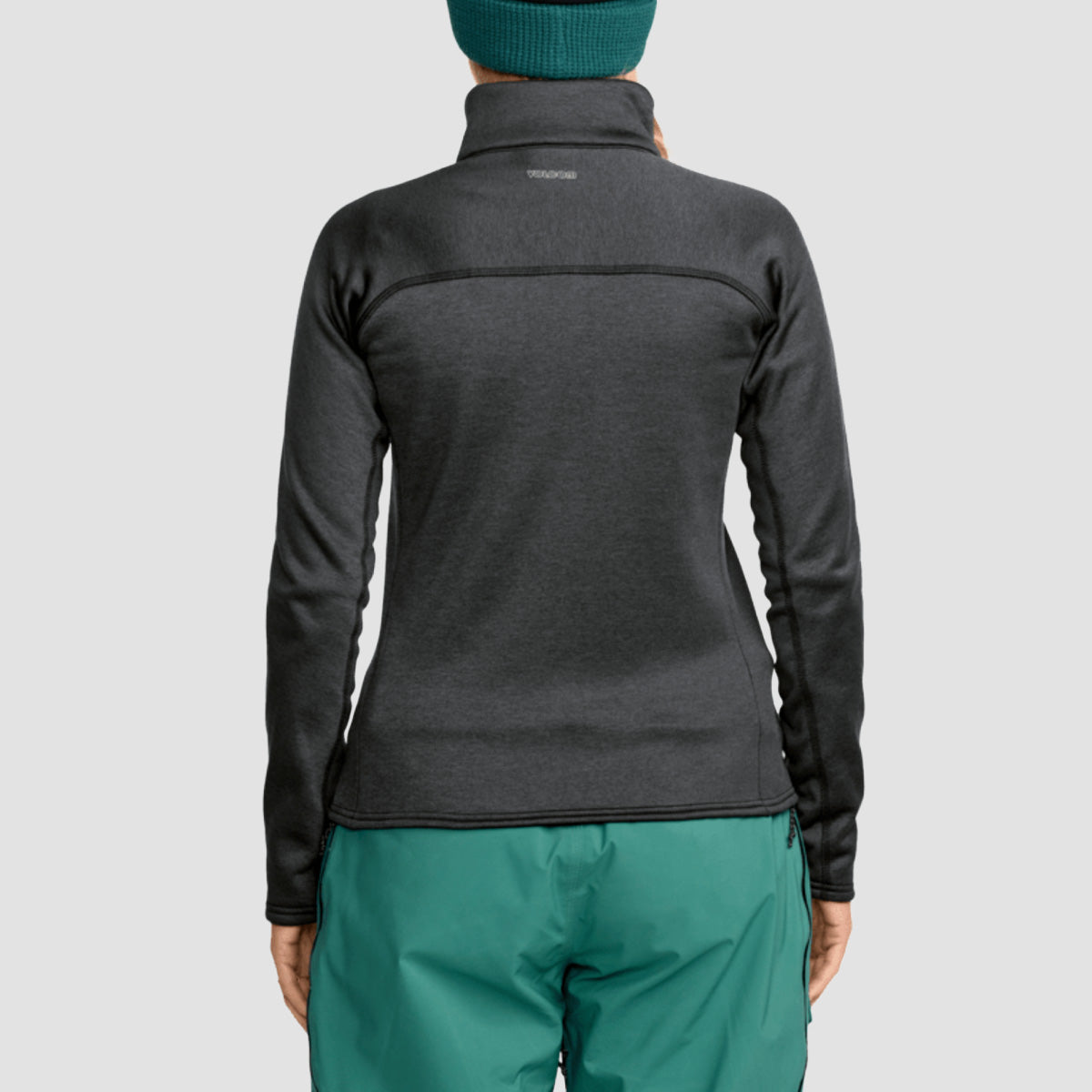Volcom Frostbyte Fleece Full Zip Sweatshirt Black - Womens