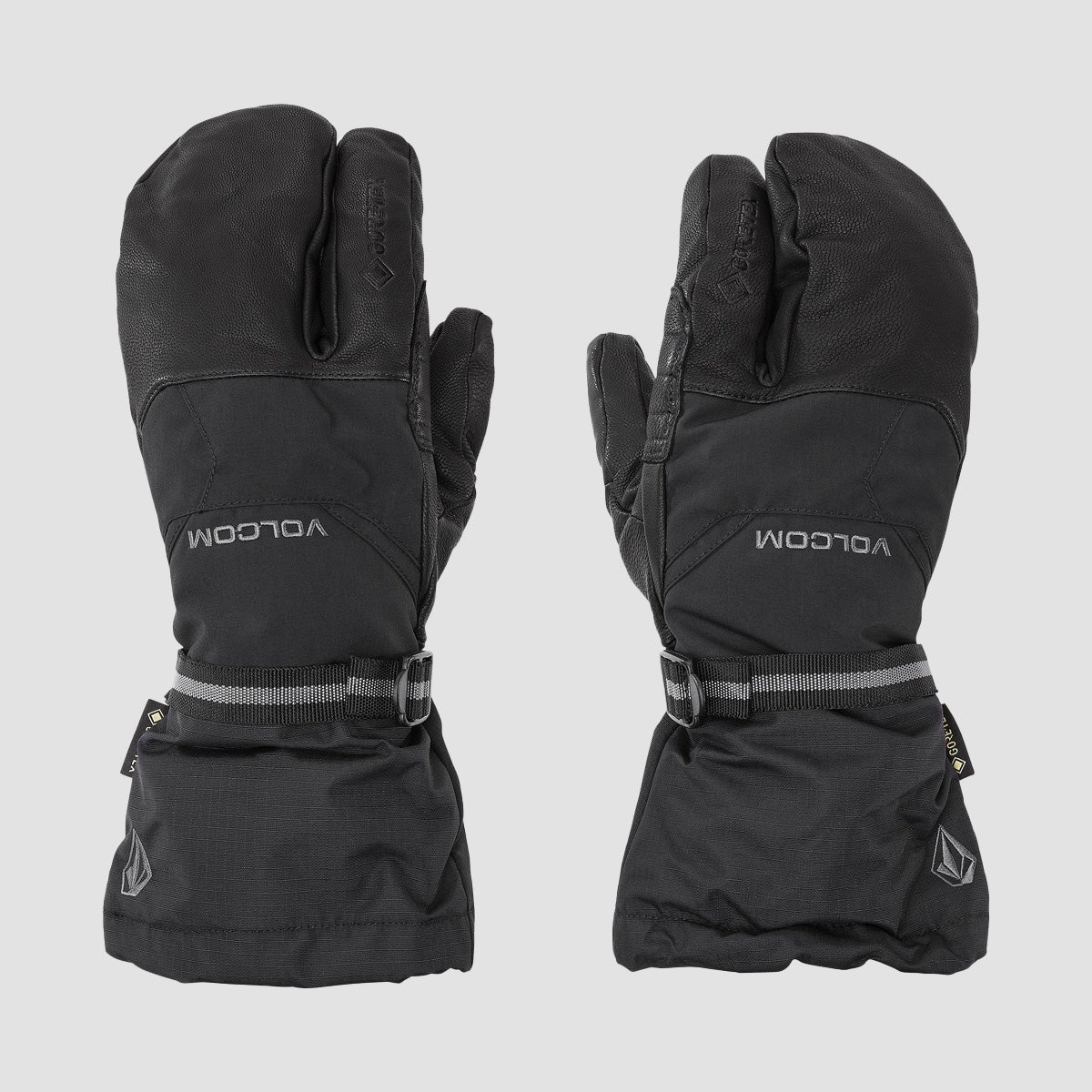 Volcom Gaaas Gore-Tex Trigger Snow Mittens Black