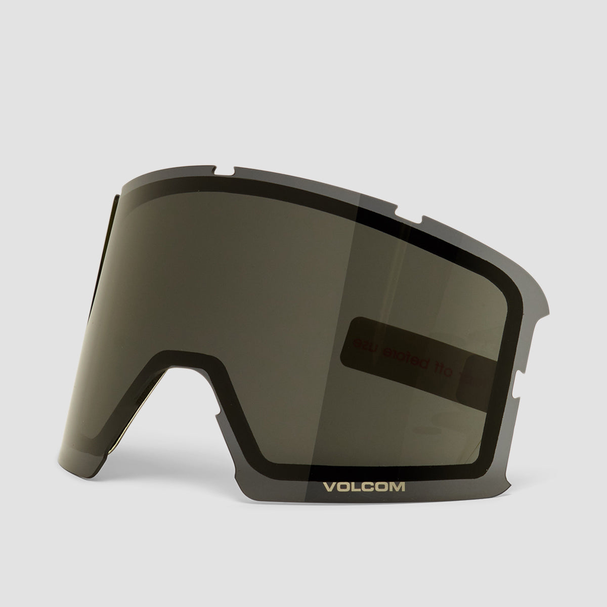 Volcom Garden 2 Snow Goggles Dark Yellow/Black/Gold Chrome + Bonus Lens Dark Grey