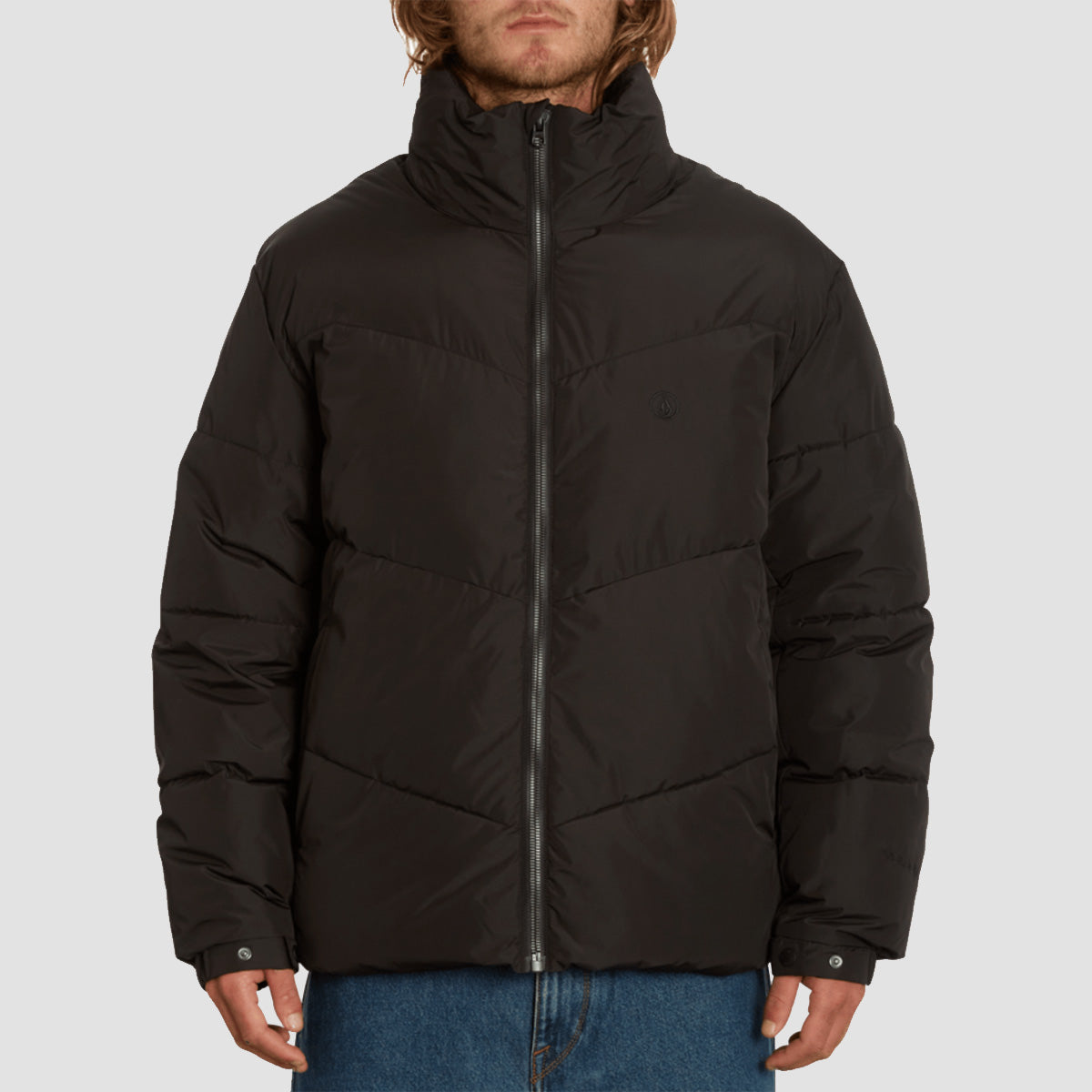 Volcom Goldsmooth Puff Jacket Black Combo