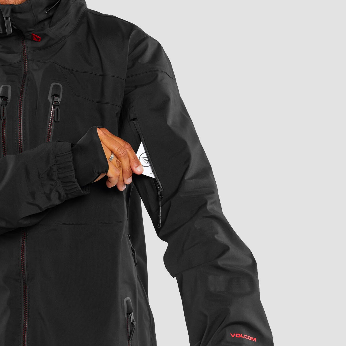 Volcom Guch Stretch Gore Snow Jacket Black