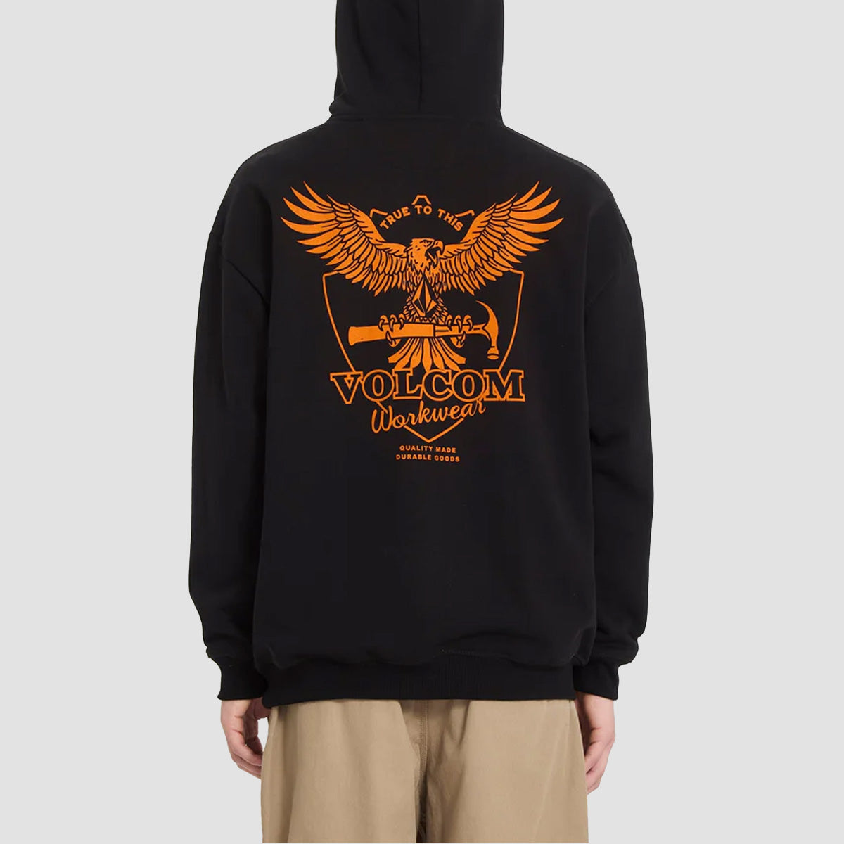 Volcom Hammered Pullover Hoodie Black