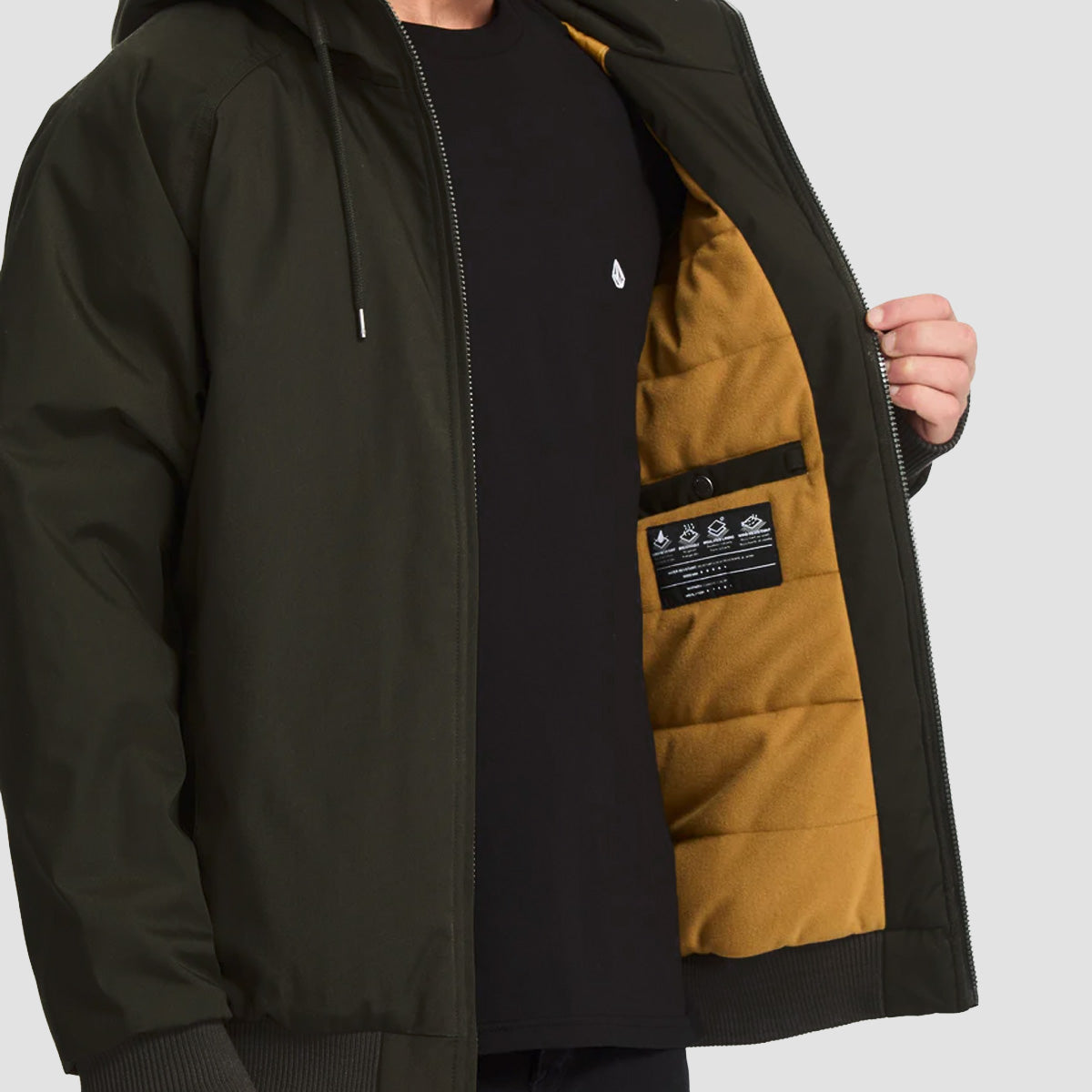 Volcom Hernan 10K Jacket Rinsed Black