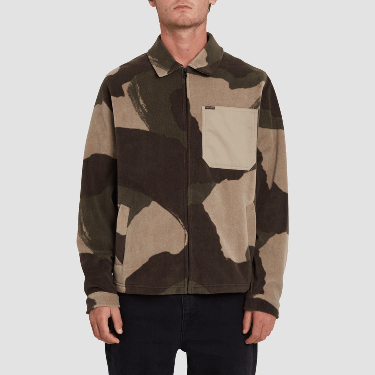 Volcom Imson Fleece Shiirt Jacket Camouflage