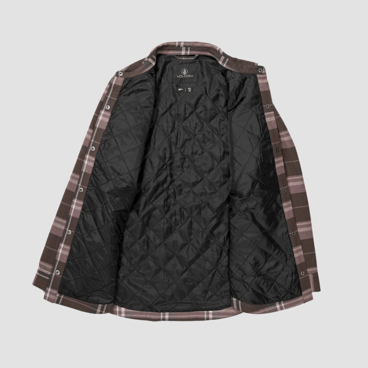 Volcom Ins Riding Flannel Jacket Dusty Lavender - Womens