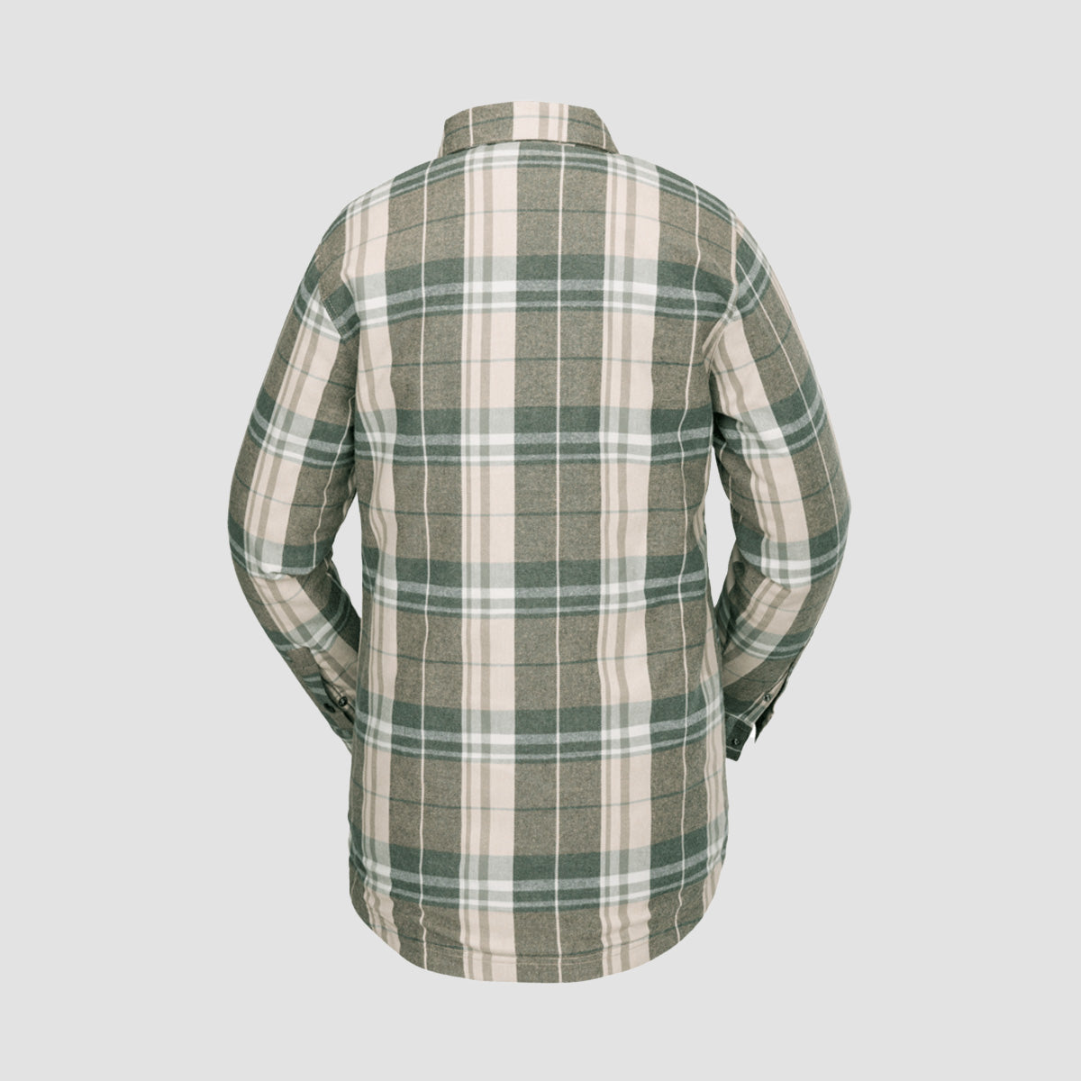 Volcom Ins Riding Flannel Jacket Sand - Womens