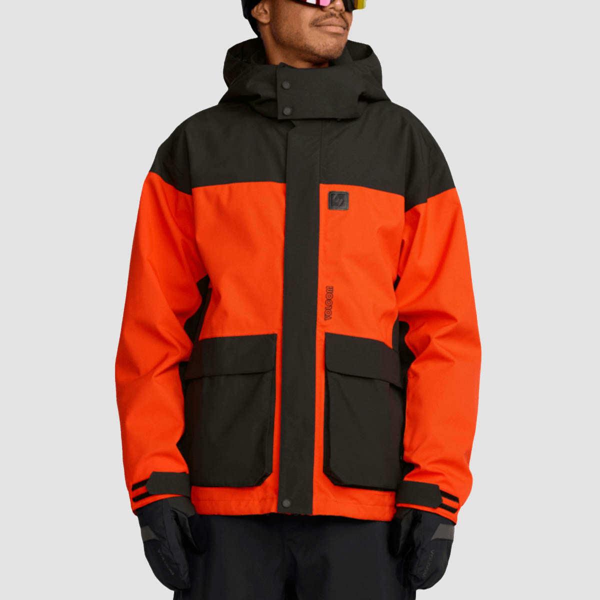 Volcom Kleveland 15K Snow Jacket Orange Shock