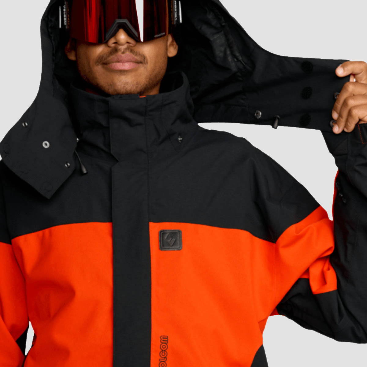 Volcom Kleveland 15K Snow Jacket Orange Shock