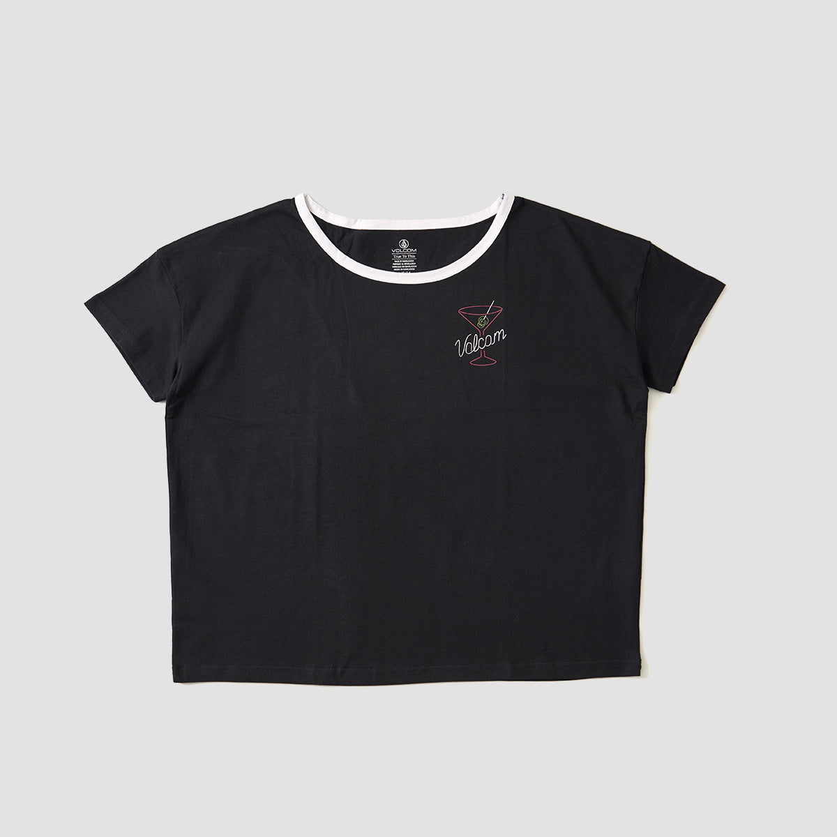 Volcom Kneon Nights T-Shirt Black - Womens