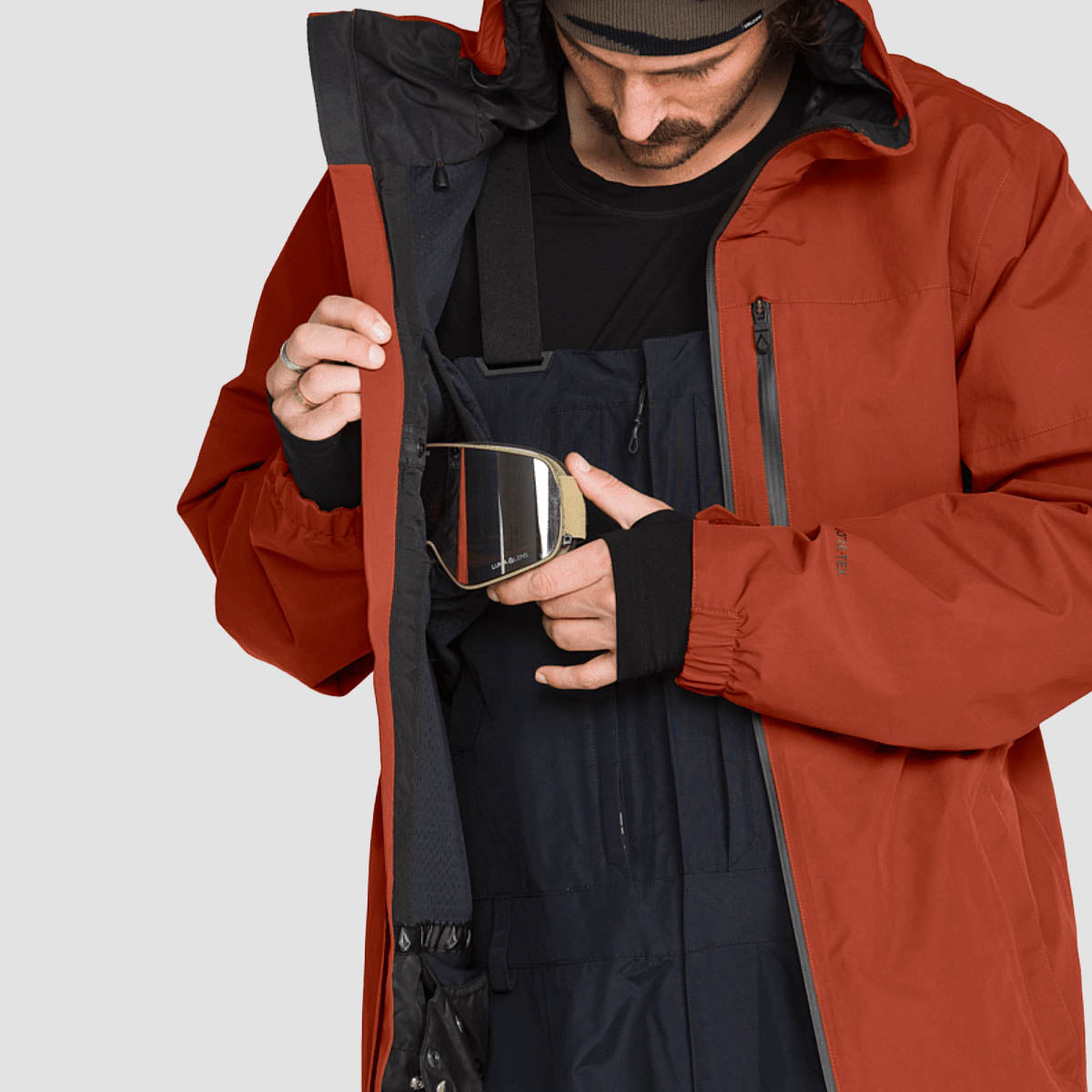 Volcom L Gore-Tex Snow Jacket Burnt Orange