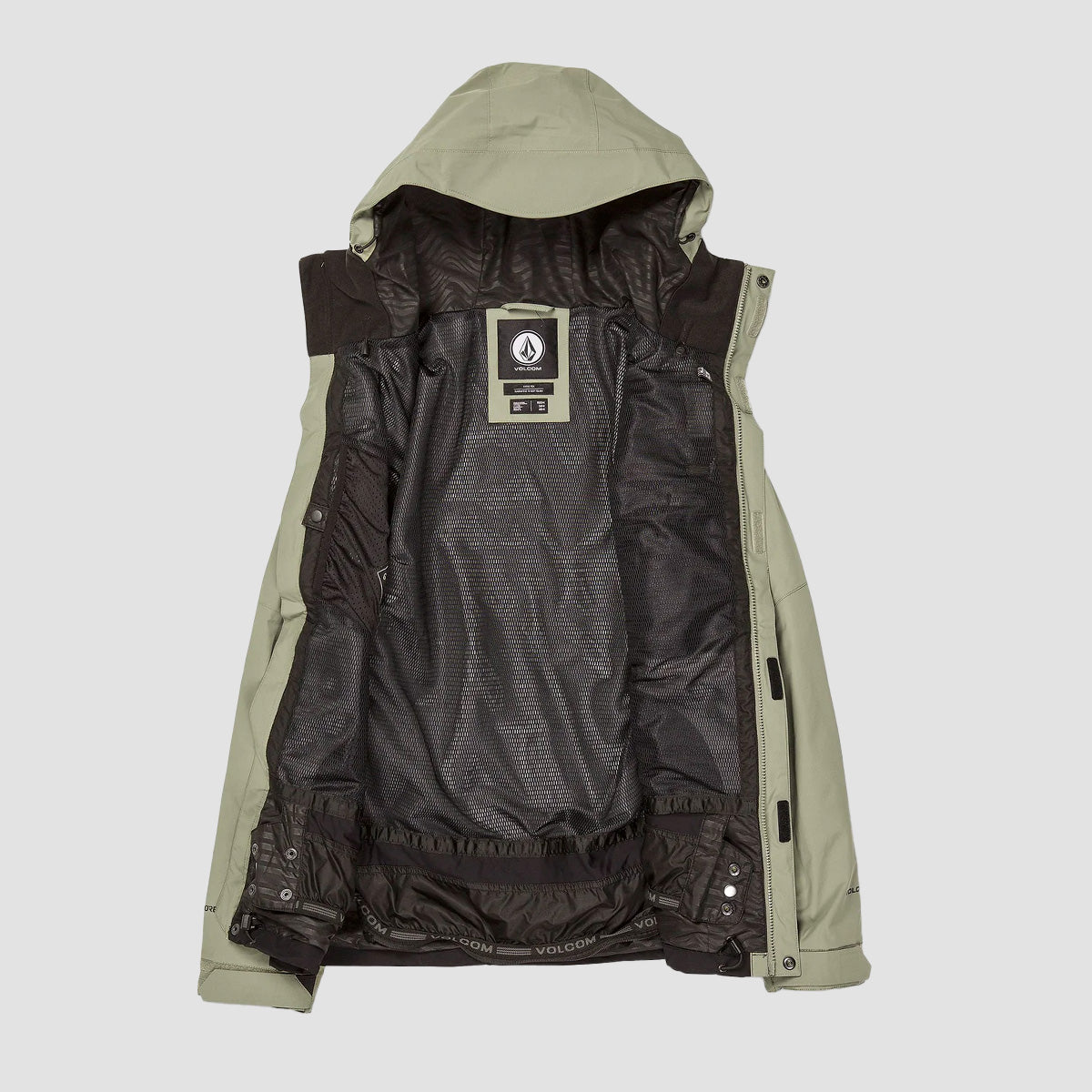 Volcom L Gore-Tex Snow Jacket Light Military