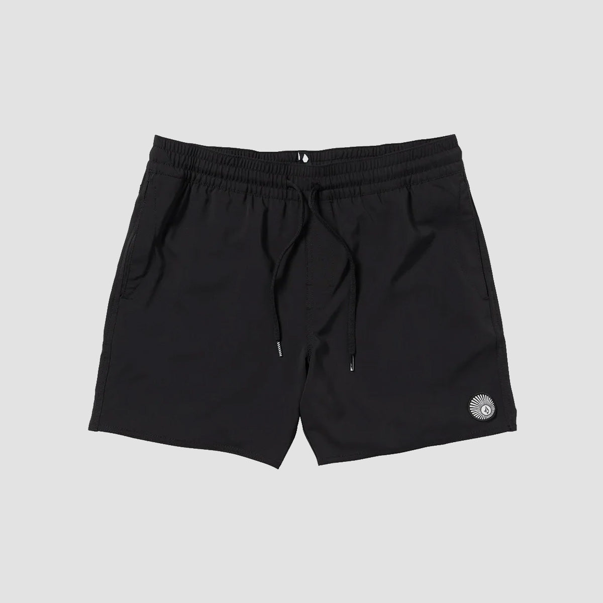 Volcom Lido Solid Trunk 16" Boardshorts Black