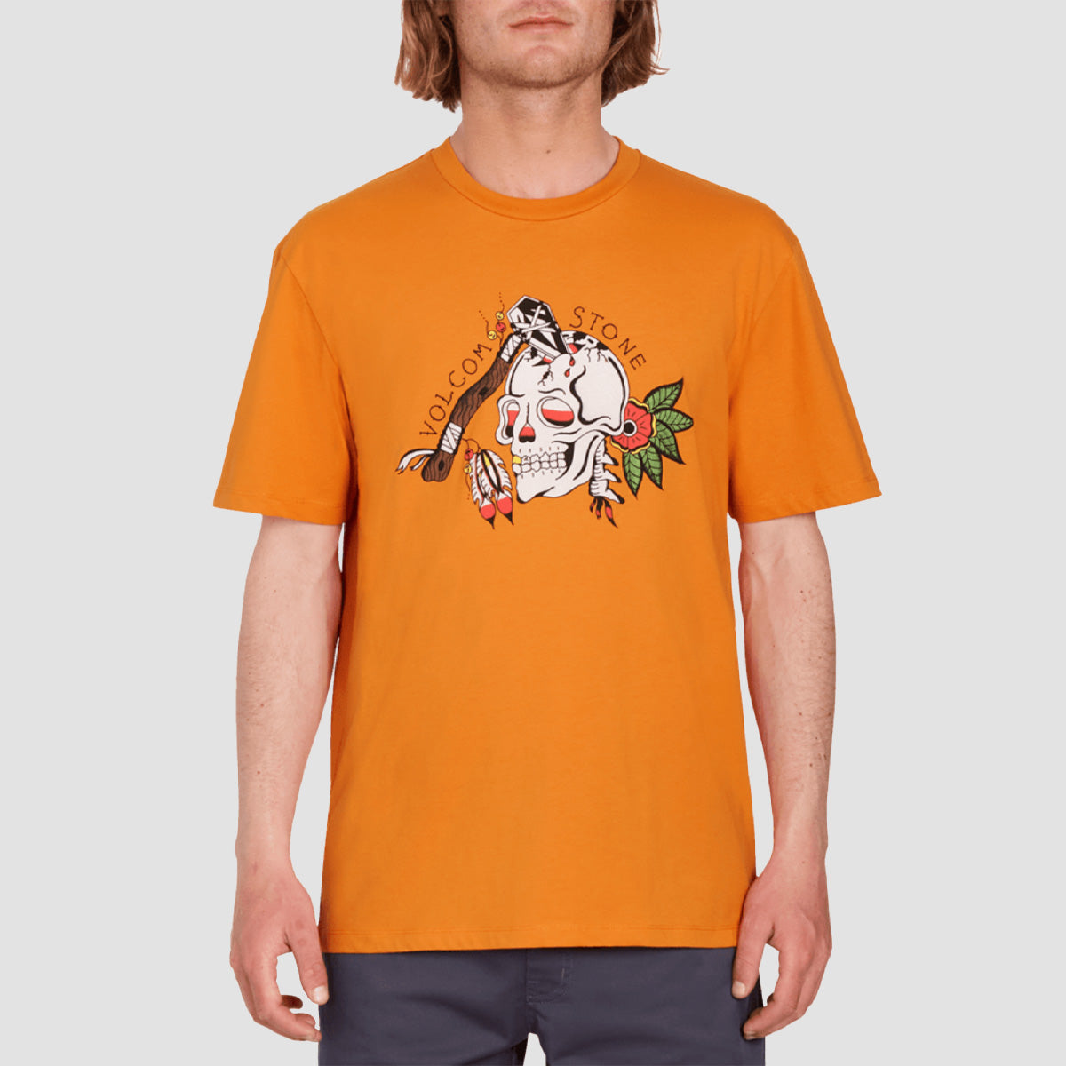 Volcom Lintell 1 T-Shirt Saffron