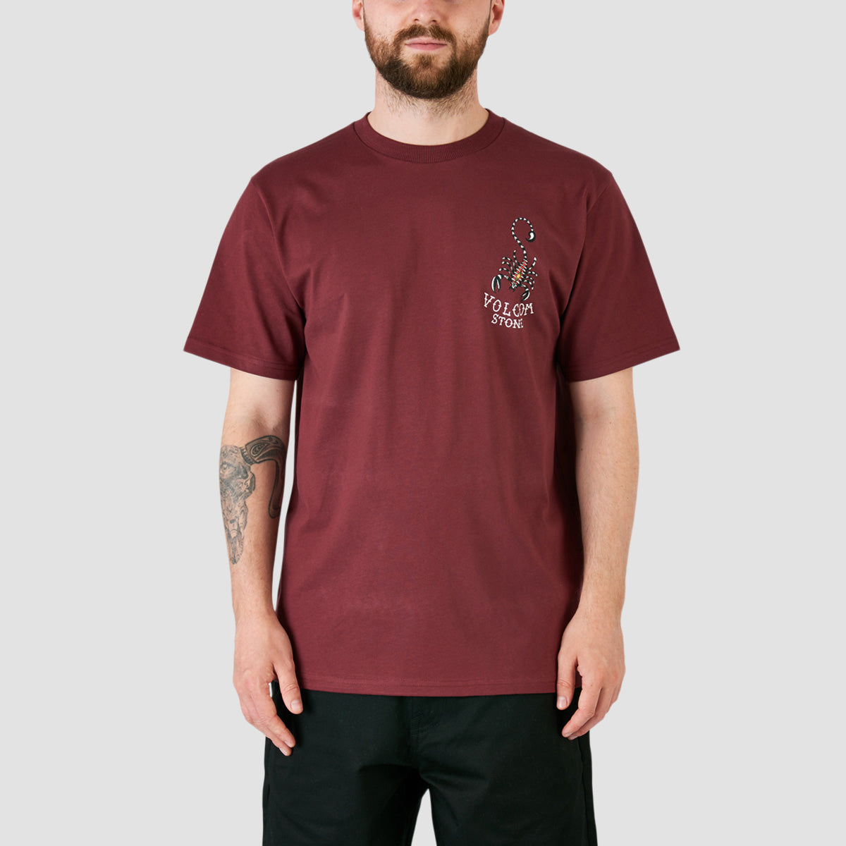 Volcom Lintell Classic T-Shirt Merlot