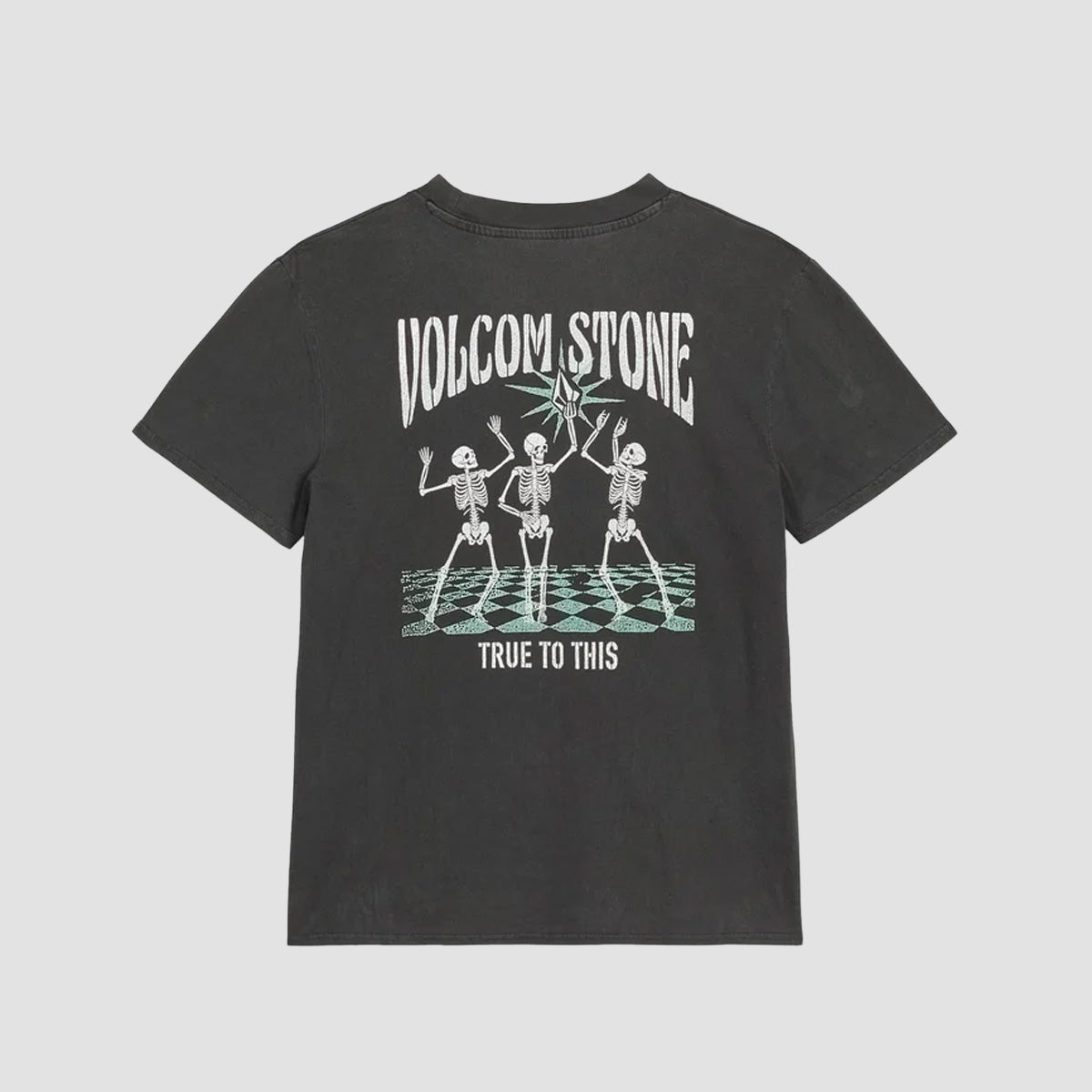 Volcom Lock It Up T-Shirt Vintage Black - Womens