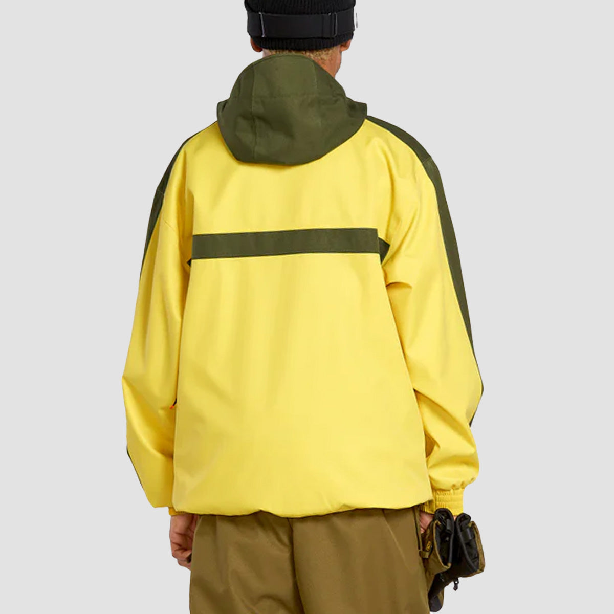 Volcom Longo 20K Pullover Snow Jacket Dark Yellow