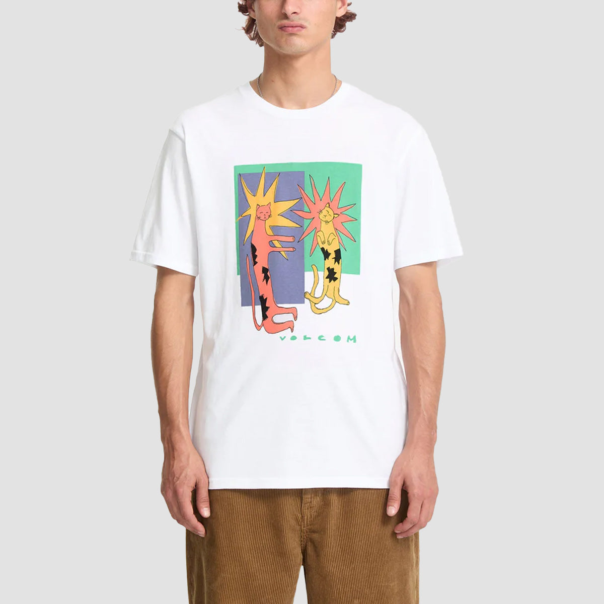 Volcom Longo Cats T-Shirt White