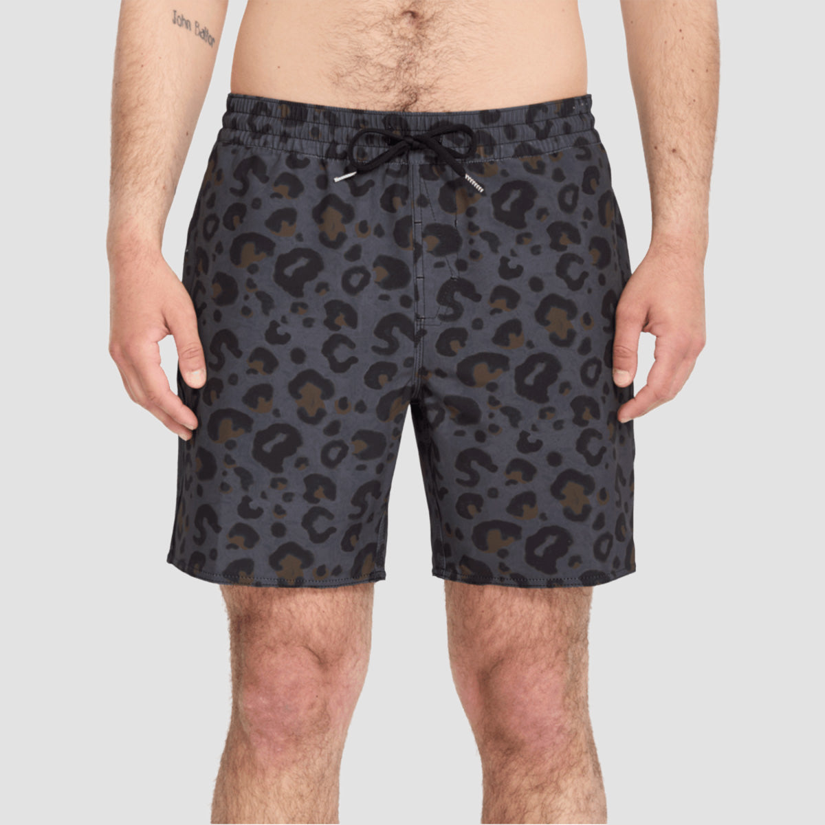 Volcom Melange Trunk 17" Boardshorts Asphalt Black
