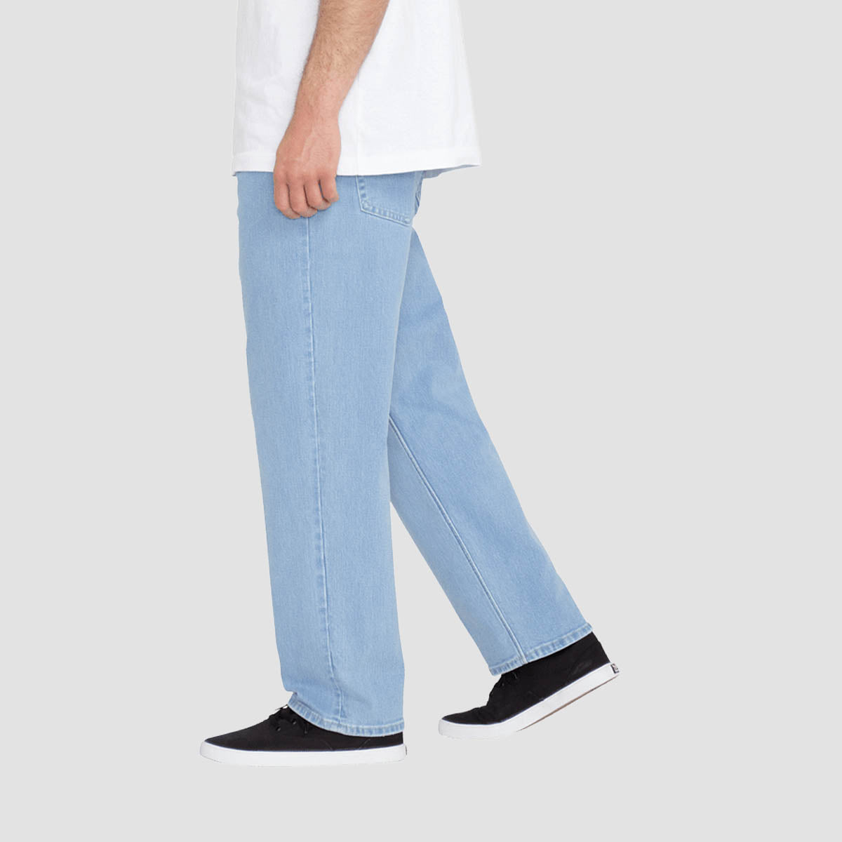 Volcom Modown Tapered Relaxed Fit Jeans Light Vintage Indigo