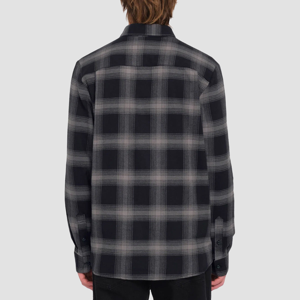 Volcom Netastone Flannel Longsleeve Shirt Black