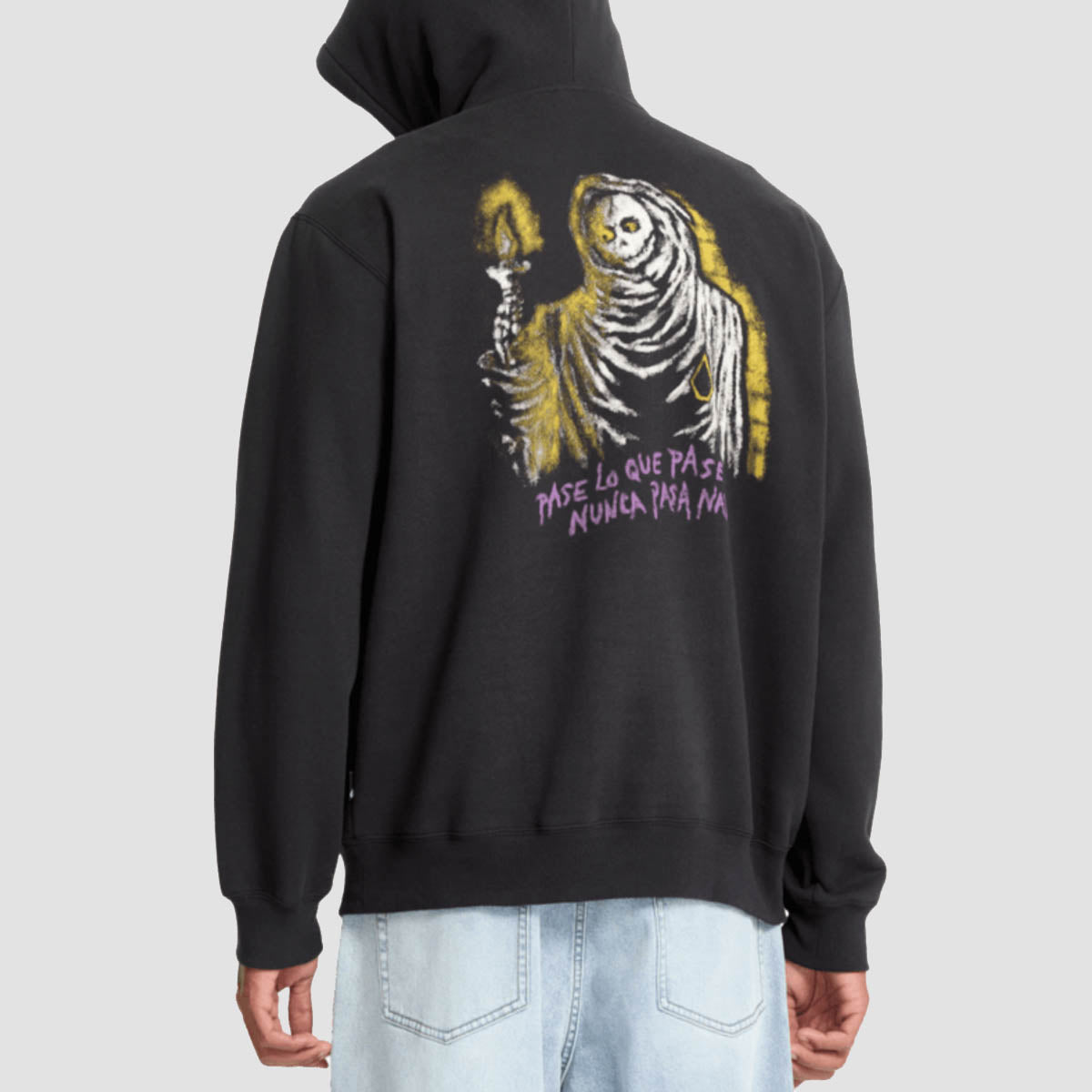 Volcom Nunca Passa Pullover Hoodie Antique Black