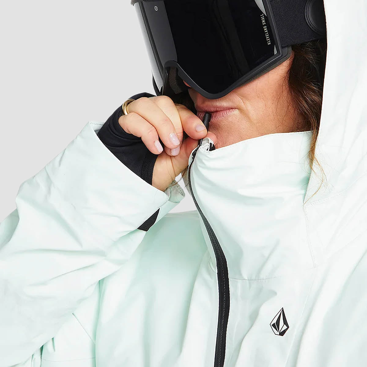 Volcom NYA TDS Inf Gore-Tex Snow Jacket Ice Green - Womens