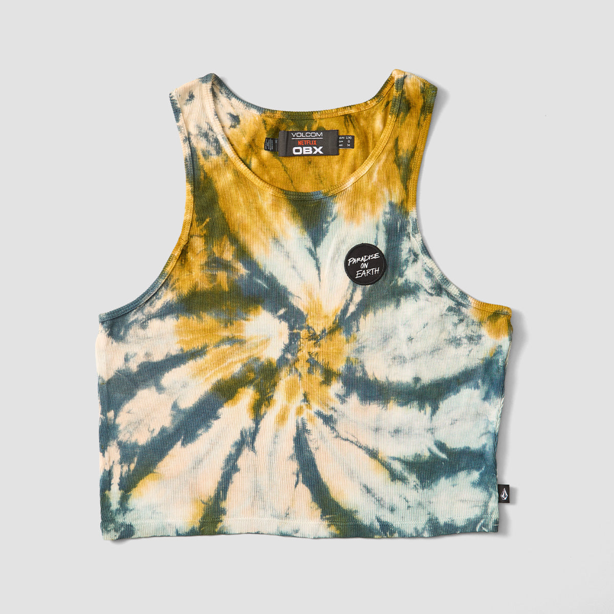 Volcom Obx Kiara Crop Vest Multi - Womens