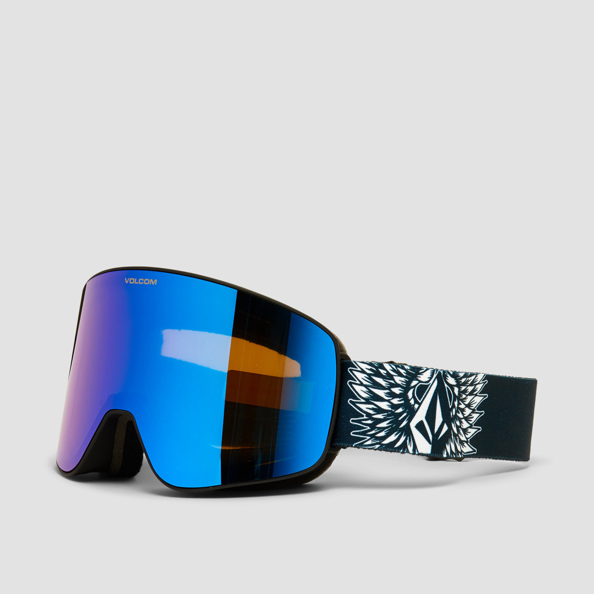 Volcom Odyssey Snow Goggles Jamie Lynn/Blue Chrome + Bonus Lens Yellow