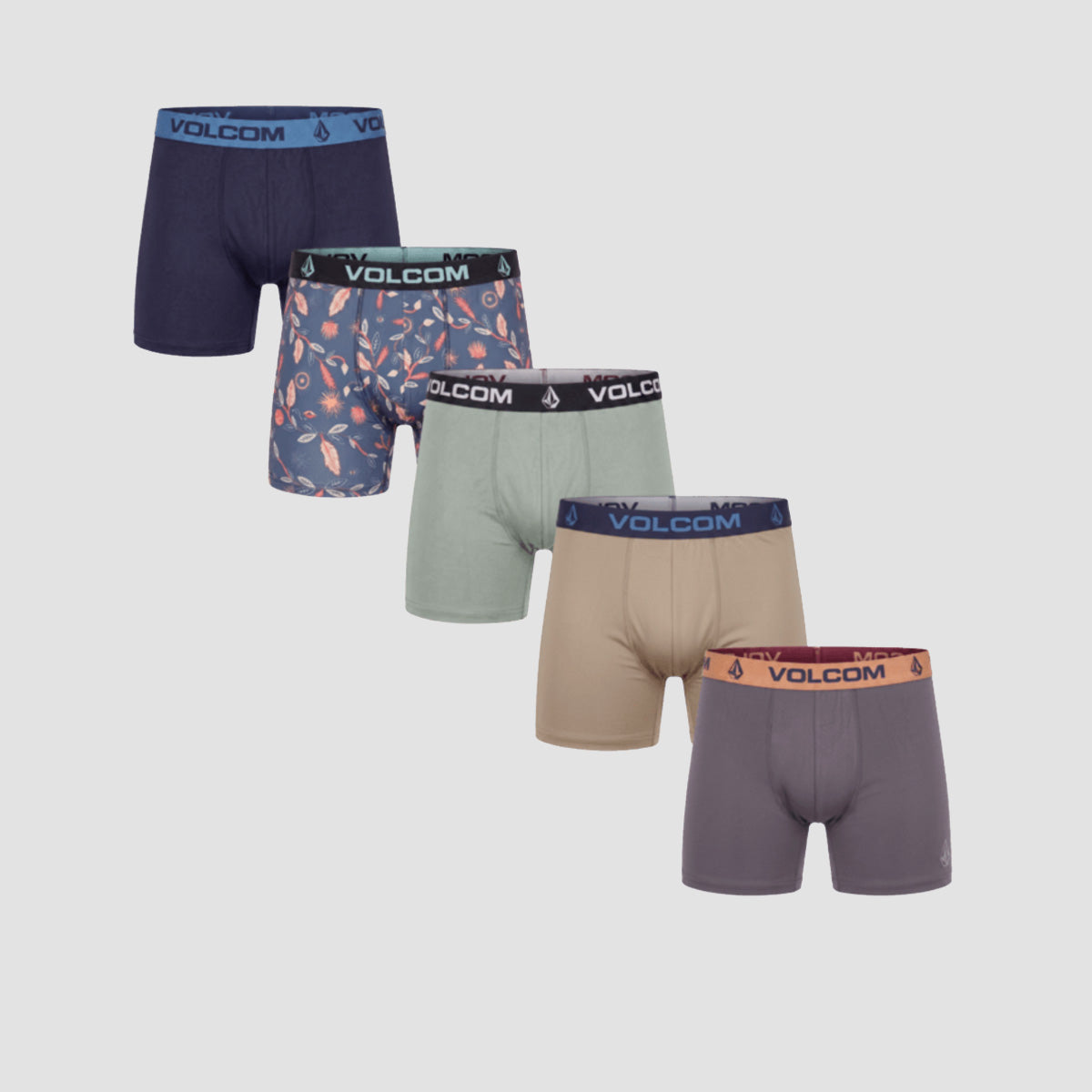 Volcom Performance Boxer Briefs 5 Pack Mix TN