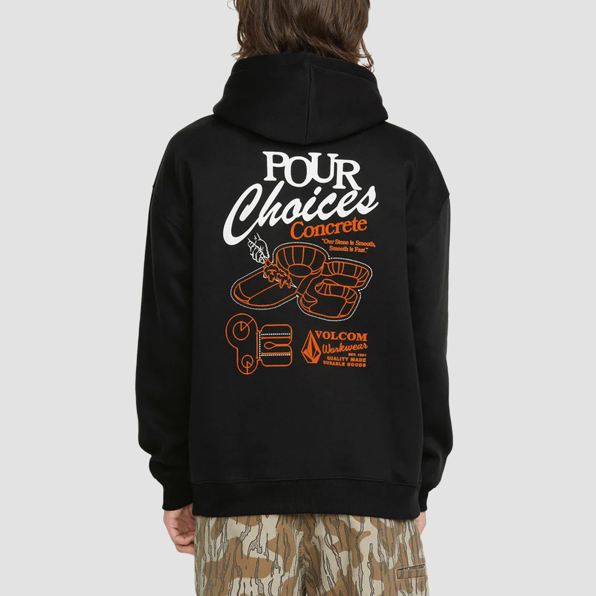 Volcom Pour Choices Pullover Hoodie Black