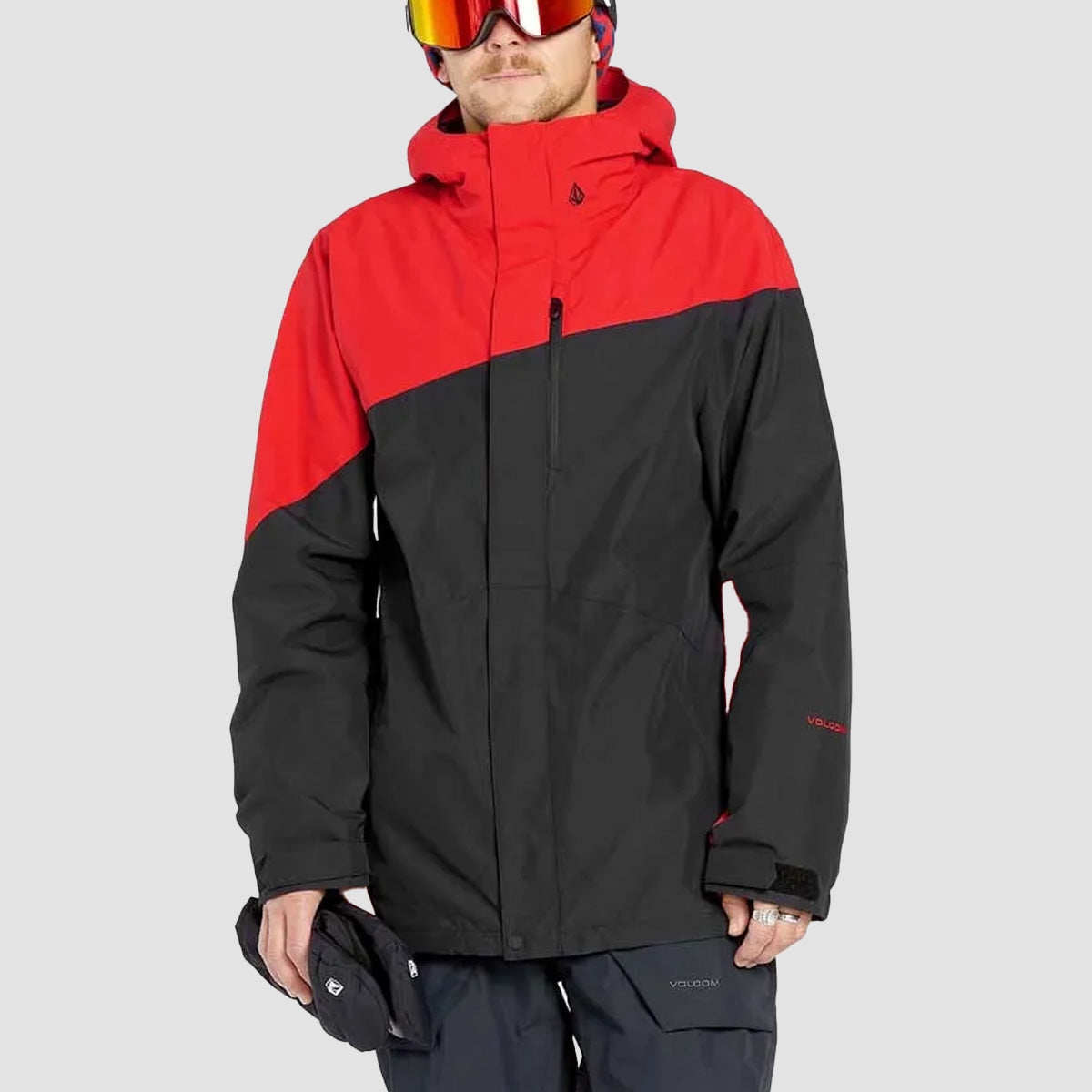 Volcom Primry Ins 10K Snow Jacket Crimson