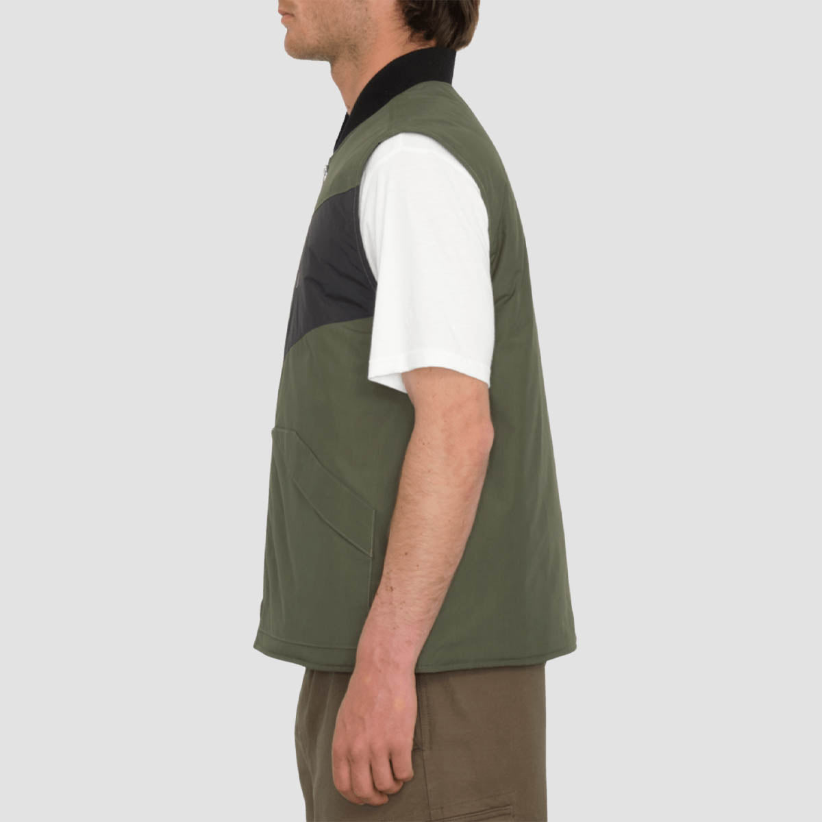 Volcom Prysmer Vest Jacket Squadron Green
