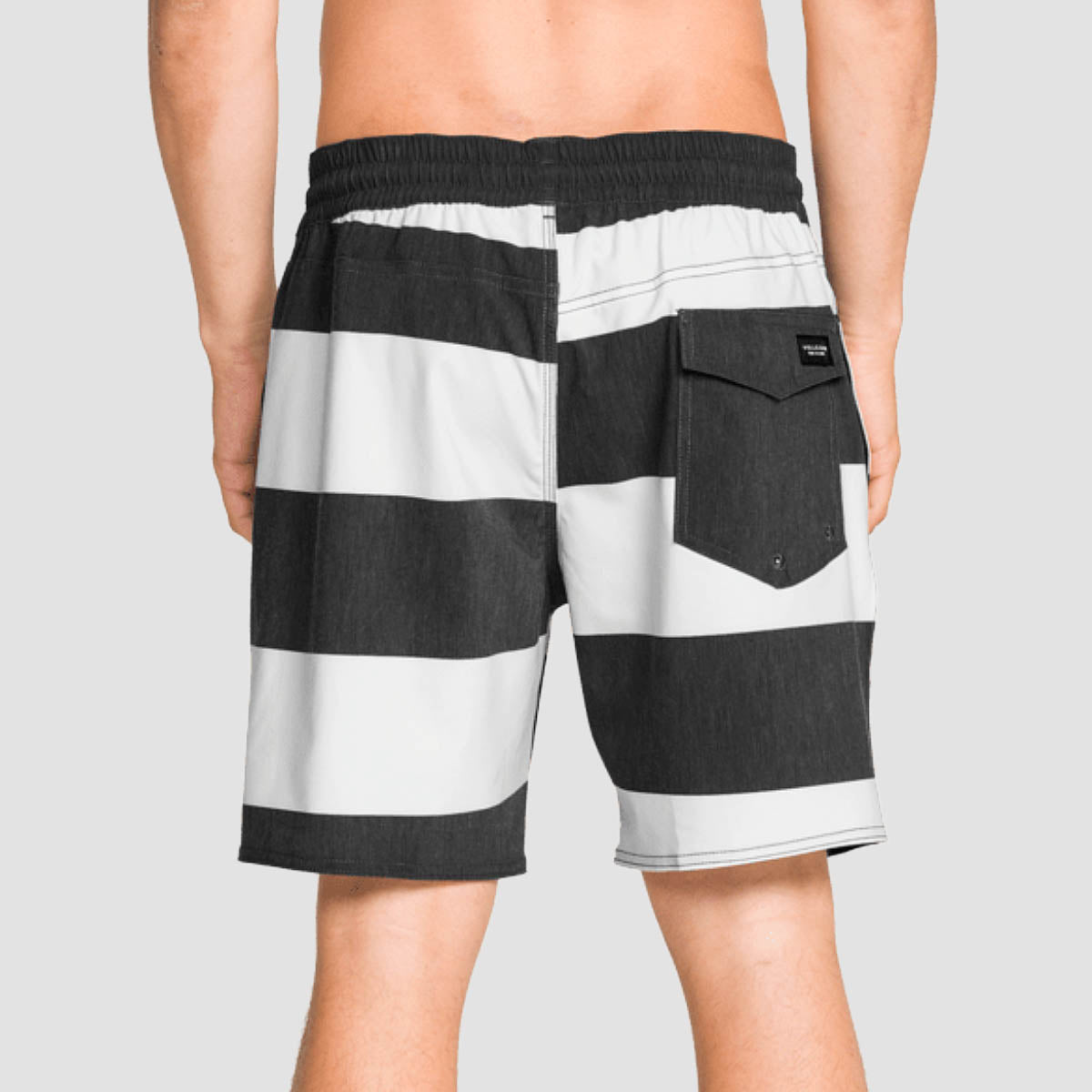 Volcom Psyche Cotton Trunk 17" Boardshorts Black