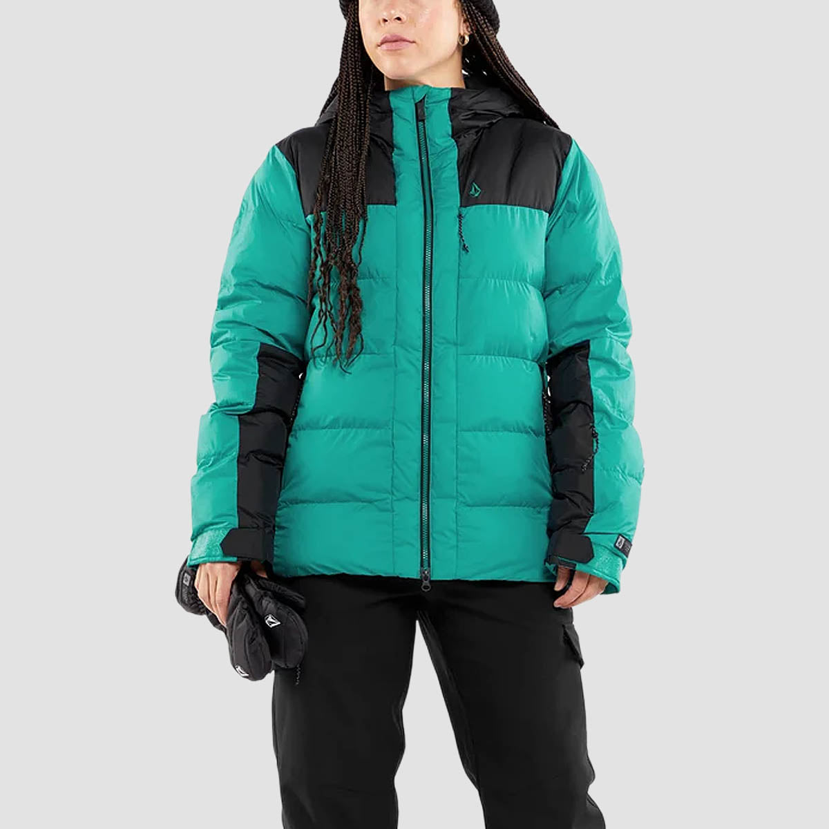 Volcom Puffleup 10K Snow Jacket Vibrant Green - Womens